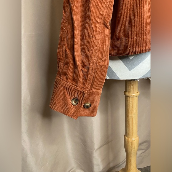 JOA Medium Dark Orange Corduroy Jacket - Picture 6 of 10